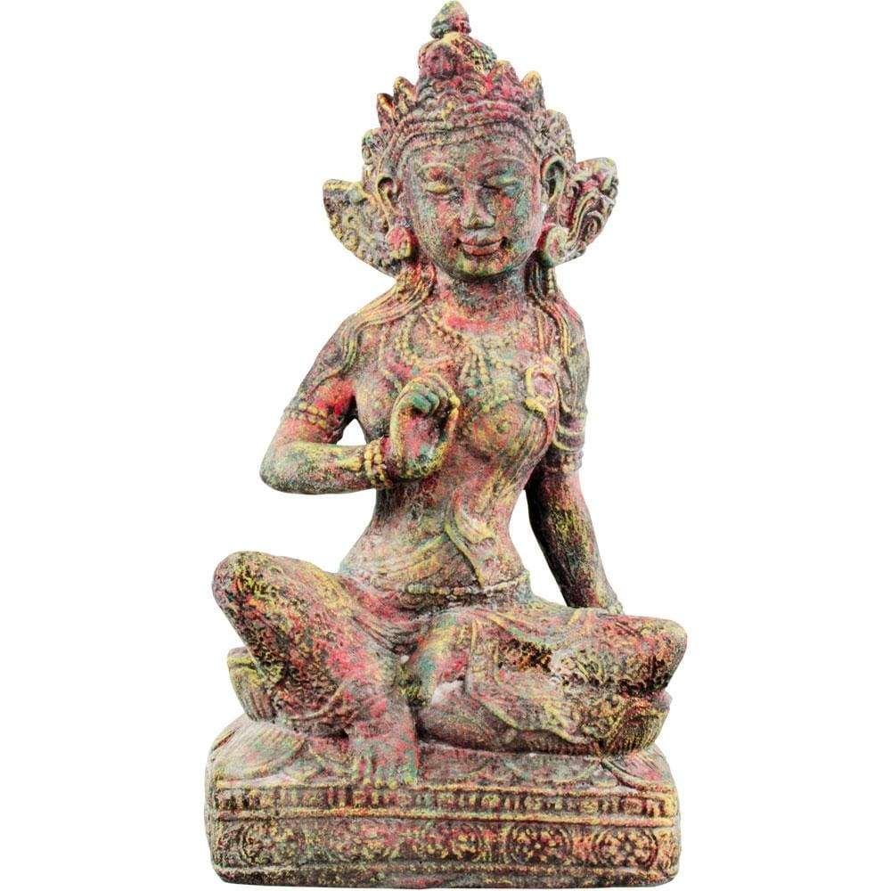 14&quot; Volcanic Stone Statue - Chakras Tara, SKU KH-33707, UPC 6016200806858