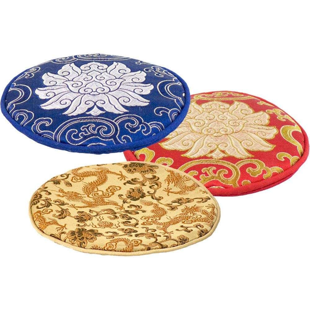 5&quot; Singing Bowl Cushion - Thin (Assorted Colors), SKU KH-57209, UPC 6016200947964