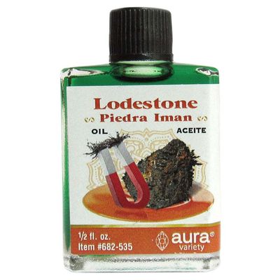 1/2 oz Aura Spiritual Oil - Lodestone (Piedra Iman), SKU RM-682535, UPC 6016206740712