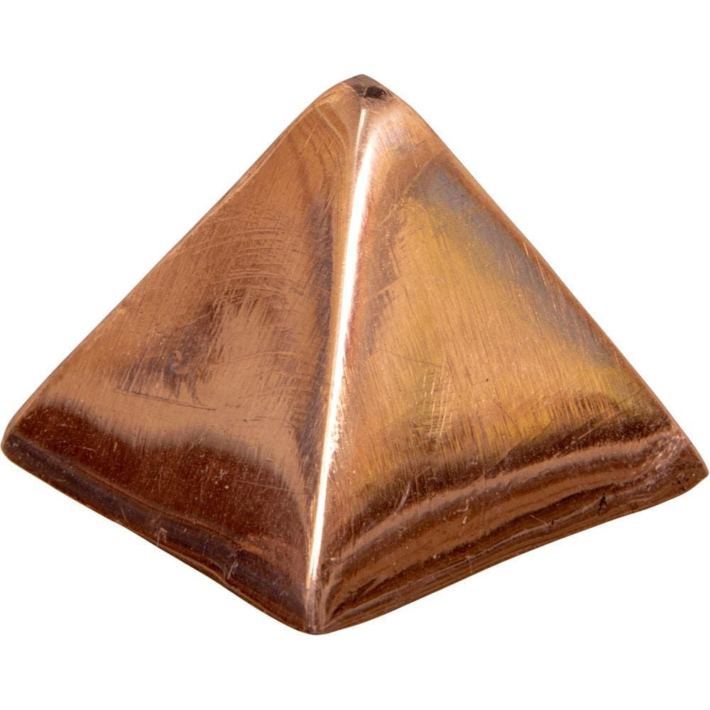 25-35 mm Metal Pyramid - Copper, SKU KH-63247, UPC 6016219728769