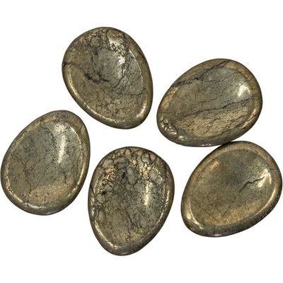 Worry Stone - Pyrite, SKU KH-62319-D12, UPC 6016202932937