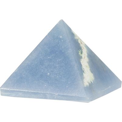 25-35 mm Gemstone Pyramid - Angelite, SKU KH-63204, UPC 6016227831895