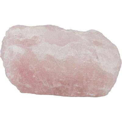 4-5&quot; Rough Gemstone Tealight Candle Holder - Rose Quartz, SKU KH-04622, UPC 6016212674612