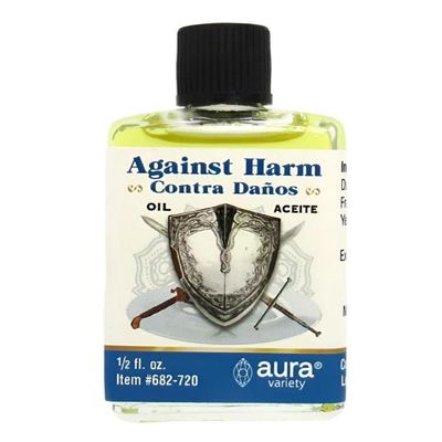 1/2 oz Aura Spiritual Oil - Against Harm (Contra Danos), SKU RM-287137, UPC 6016200766749