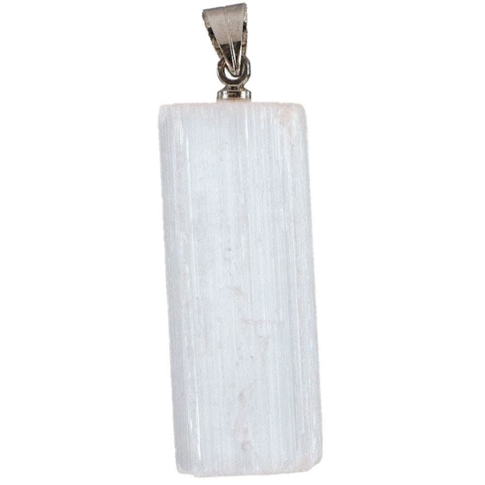 Selenite Pendant - Plain, SKU KH-99023, UPC 6016221166160
