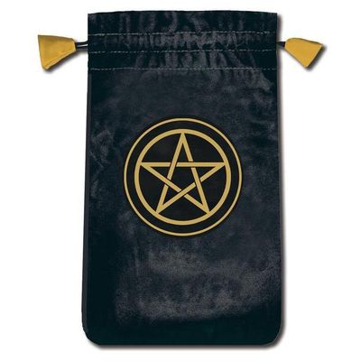 Pentacle Mini Velvet Tarot Bag by Lo Scarabeo, SKU LW1336, UPC 6016213825860