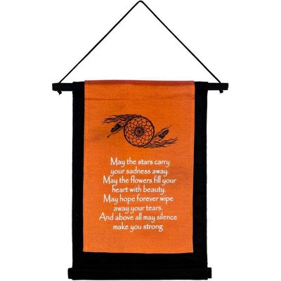 16&quot; Cotton Banner - May the Stars, SKU KH-57497, UPC 6016228161182