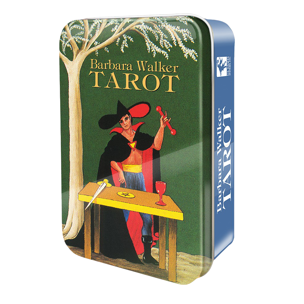 Barbara Walker Tarot Deck in a Tin by Barbara Walker, SKU UG-BWT78, UPC 6016207813804