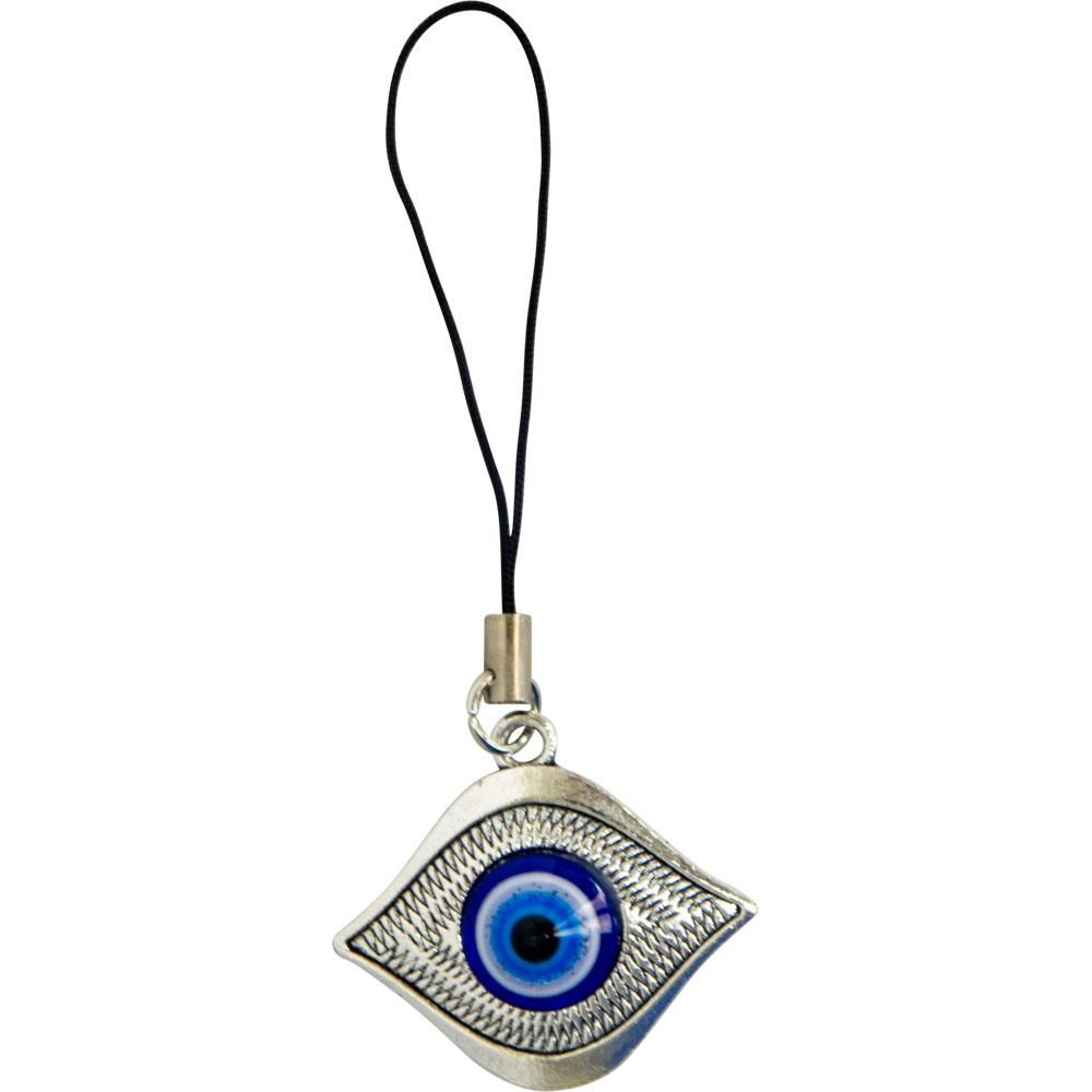 Evil Eye Talisman Cell Holder - Metal Evil Eye, SKU KH-63428, UPC 6016000692637