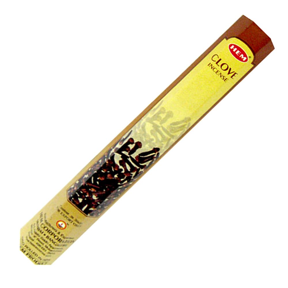 Clove HEM Incense Stick 20 Pack, SKU CL20, UPC