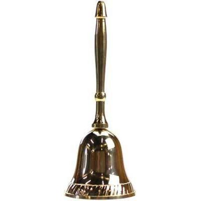 4.5&quot; Brass Hand Bell, SKU 102B, UPC 6016209752781