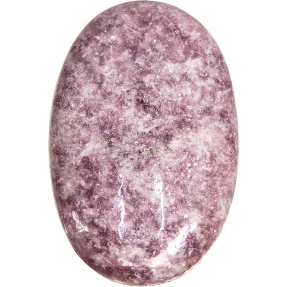 1.75&quot; Palm Stone - Lepidolilte, SKU KH-62387, UPC 6016206523582