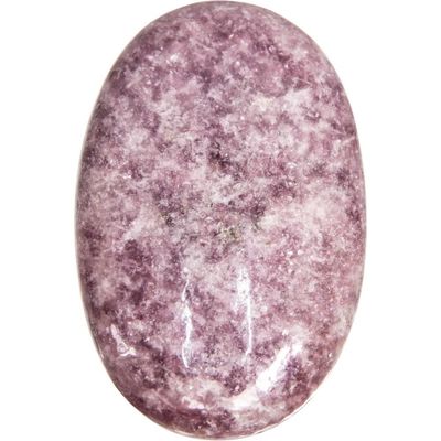 1.75&quot; Palm Stone - Lepidolilte, SKU KH-62387, UPC 6016206523582