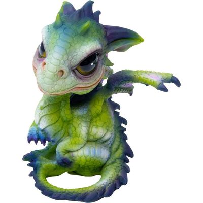 3&quot; Polyresin Baby Dragon Figurine - Standing, SKU KH-33463, UPC 6016200620690