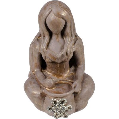 3&quot; Gypsum Cement Figurine - Cerridwen Goddess, SKU KH-32510, UPC