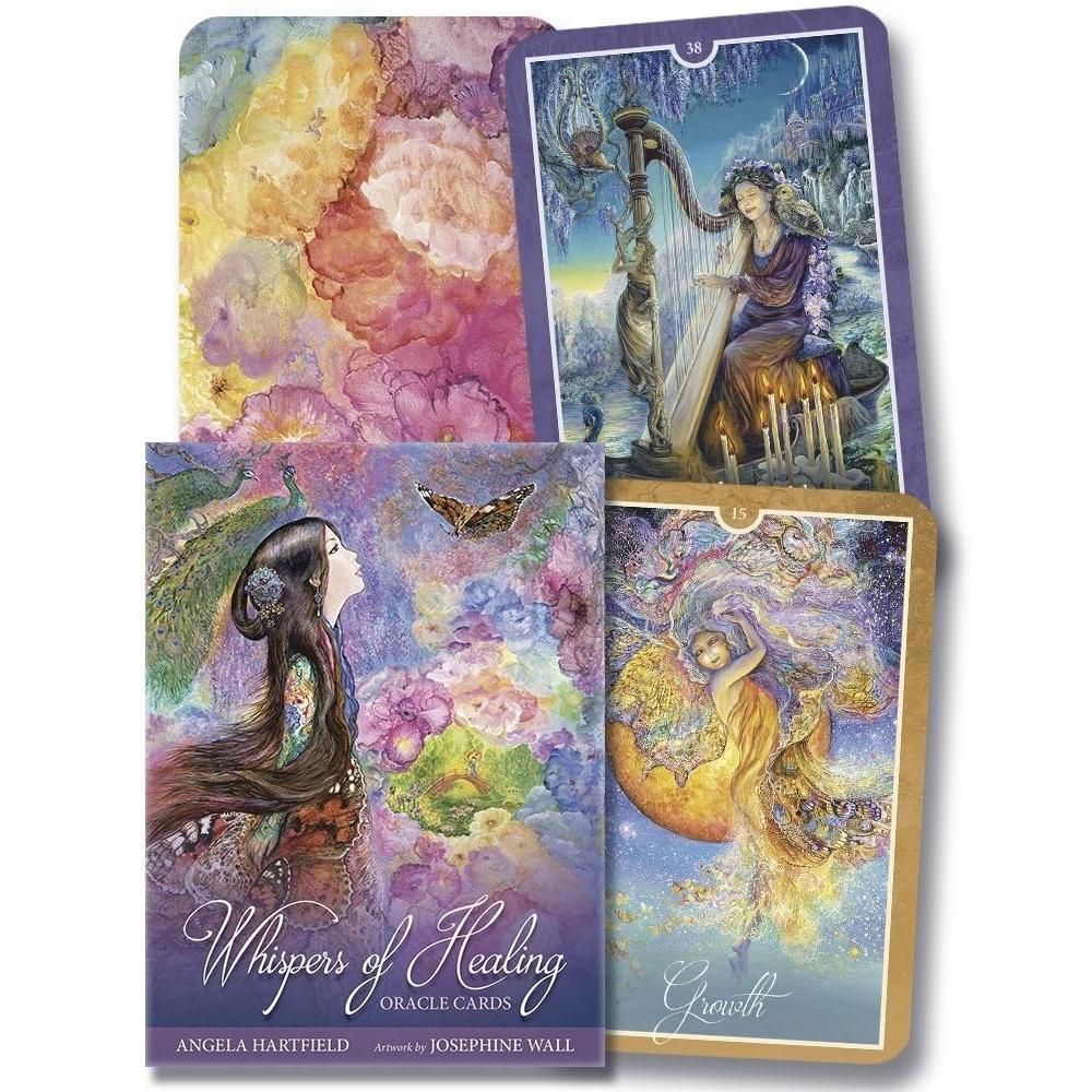 Whispers of Healing Oracle Cards by Angela Hartfield, Josephine Wall, SKU LW527, UPC 6016202676695
