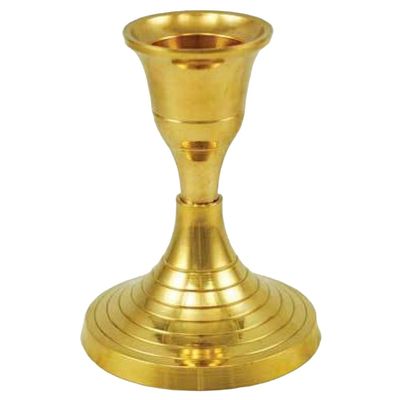 3&quot; Brass Taper Candle Holder, SKU BR2240, UPC 6016219071063