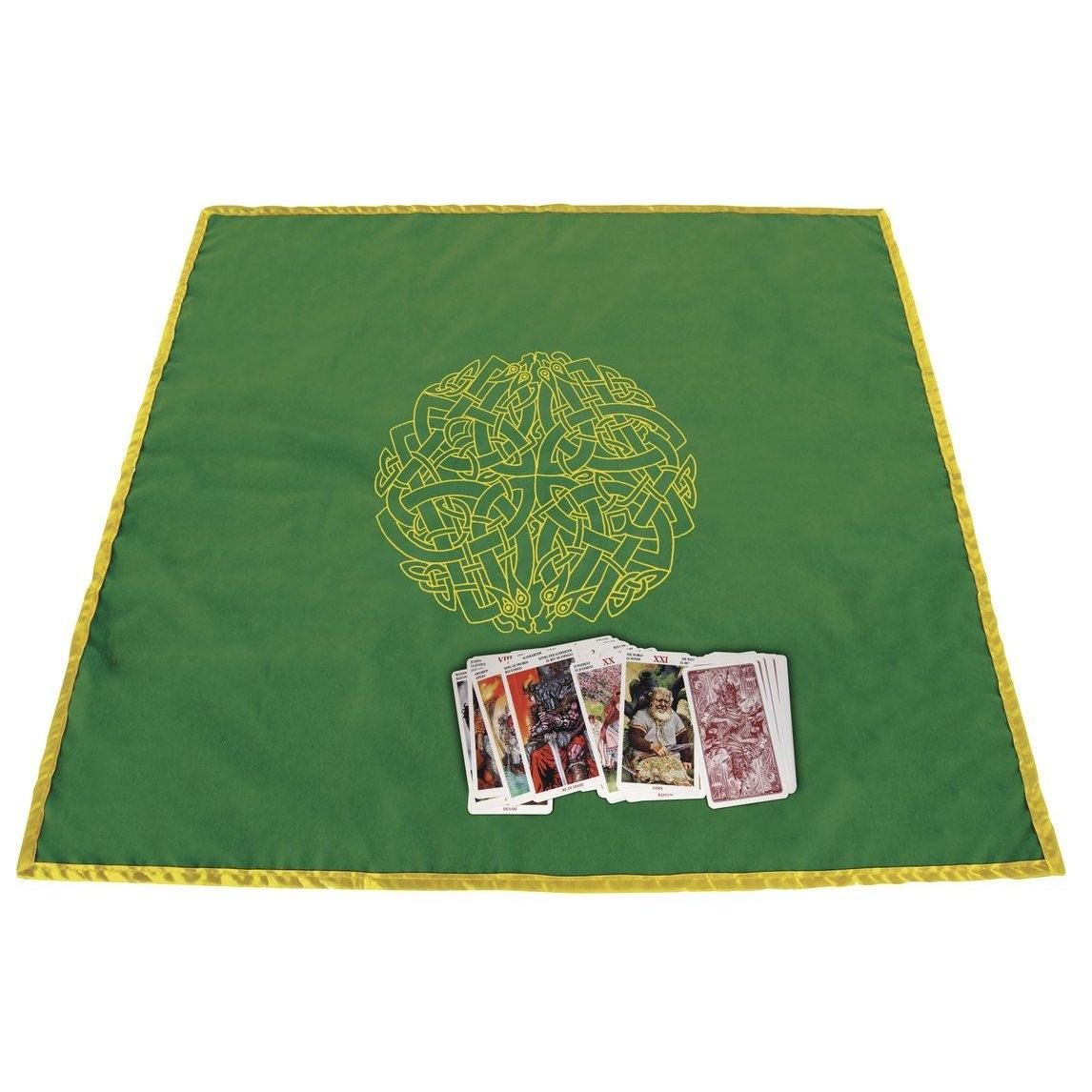 32&quot; Celtic Labyrinth Velvet Cloth by Lo Scarabeo, SKU LW1671, UPC 6016227643696