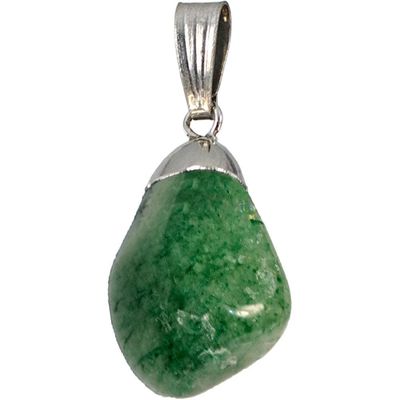 Tumbled Stone Pendant - Green Aventurine, SKU KH-98977, UPC 6016210276214