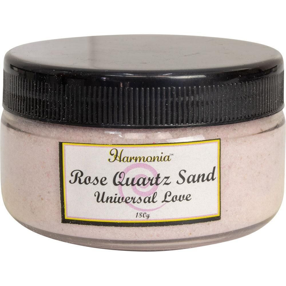 Gemstone Sand Jar 180 gram - Rose Quartz, SKU KH-62022, UPC 6016204038071