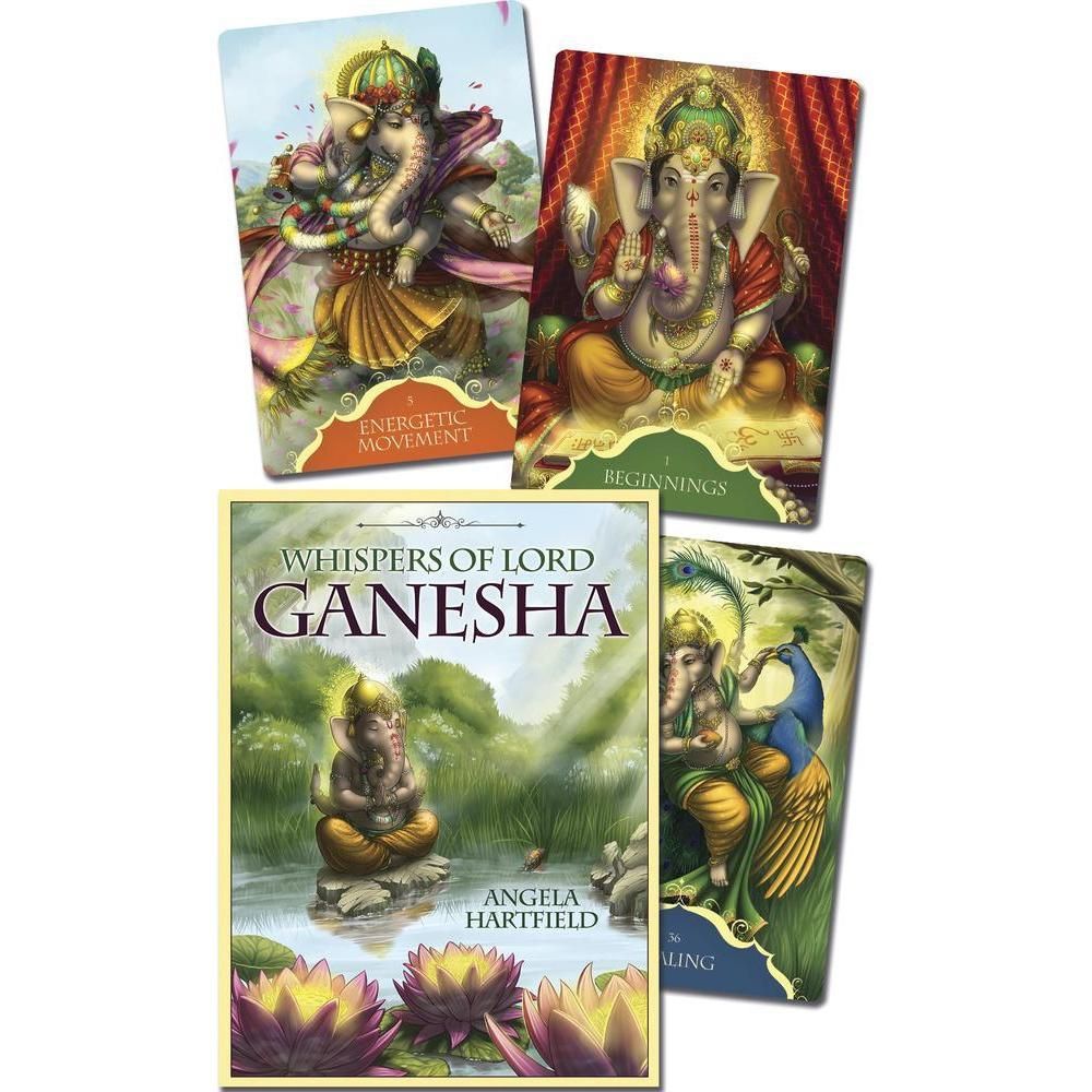 Whispers of Lord Ganesha Deck by Angela Hartfield, Ekaterina, SKU LW1766, UPC 6016237350355