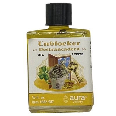 1/2 oz Aura Spiritual Oil - Unblocker (Destrancadera), SKU RM-682987, UPC 6016211928969