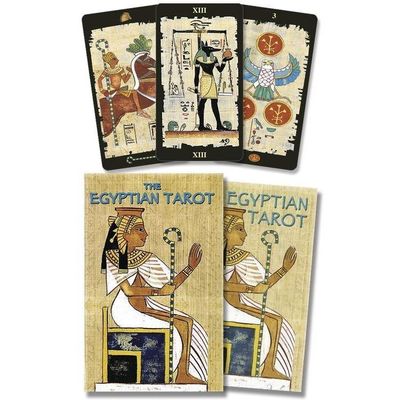 The Egyptian Tarot Kit by Lo Scarabeo, SKU LW1517, UPC 6016219356320