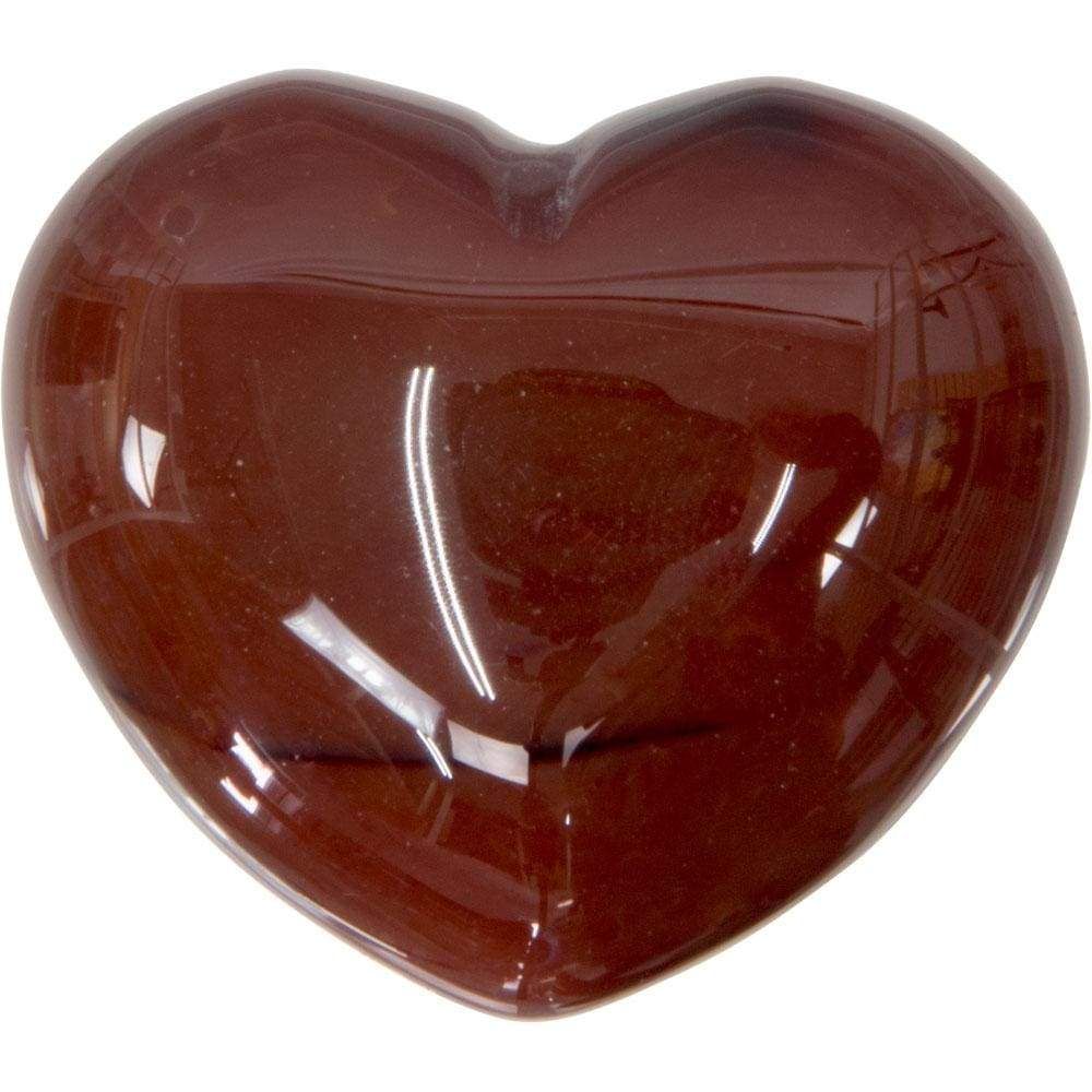 2&quot; Puffed Gemstone Heart - Carnelian, SKU KH-62354, UPC 6016204082036