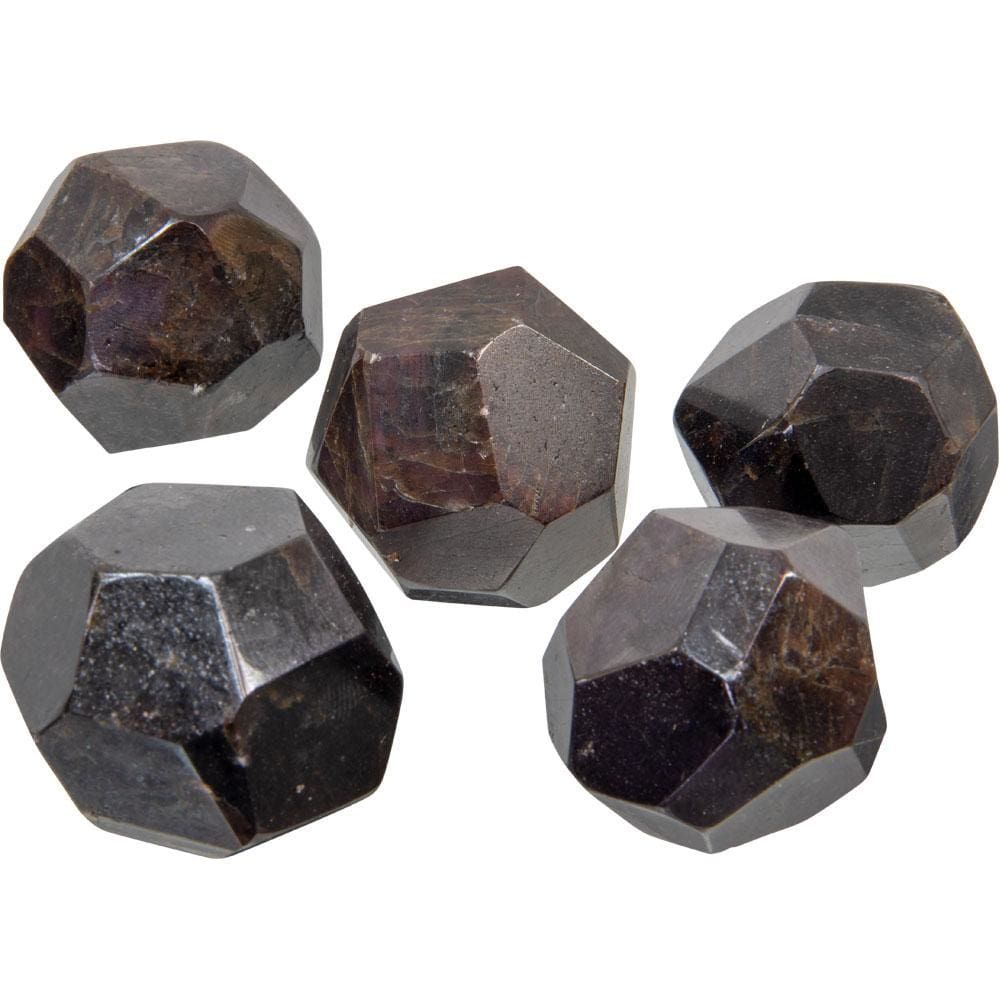Faceted Almandine Garnet (Pack of 5), SKU KH-65017, UPC 6016203620611