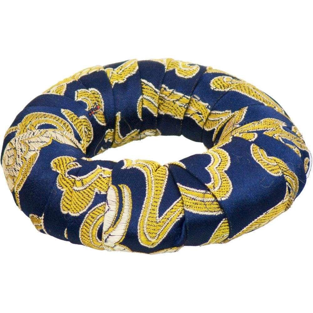 2&quot; Singing Bowl Cushion - Satin Brocade Ring (Assorted Colors), SKU KH-57221, UPC 6016232739742