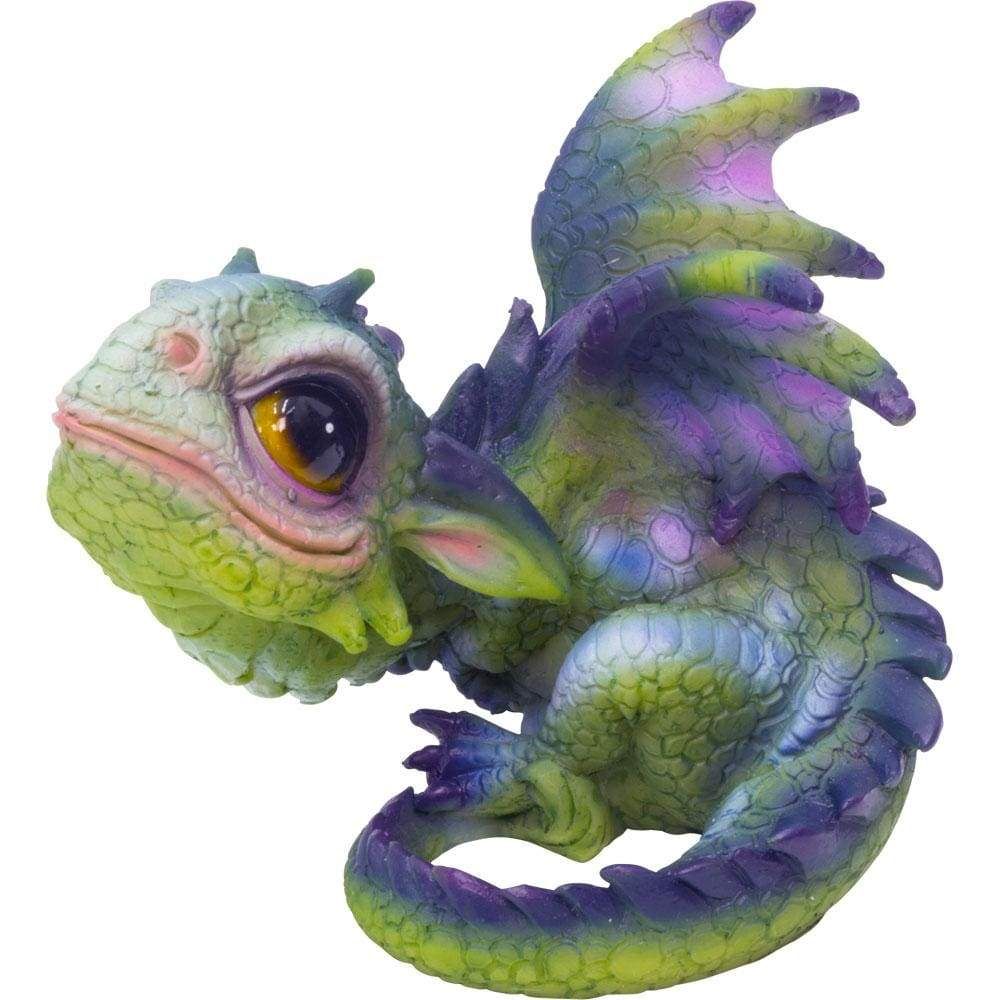 2.5&quot; Polyresin Baby Dragon Figurine - Playing, SKU KH-33462, UPC 6016208731732