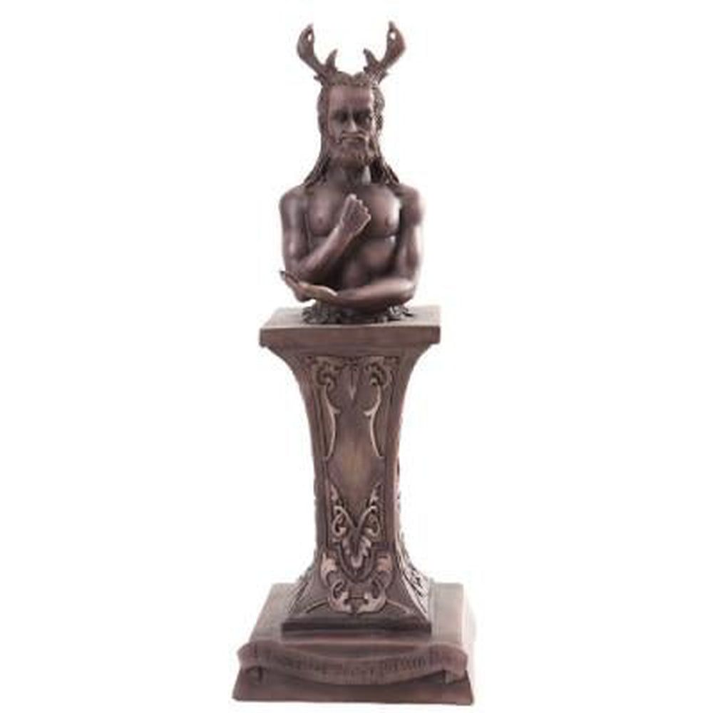12.5&quot; Horned God Statue, SKU PG-10729, UPC