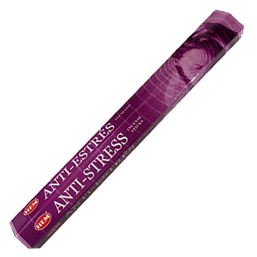Anti Stress HEM Incense Stick 20 Pack, SKU ANS20, UPC 6016207417453
