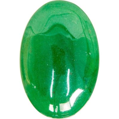 1.75&quot; Palm Stone - Green Aventurine, SKU KH-62386, UPC 6016228440492