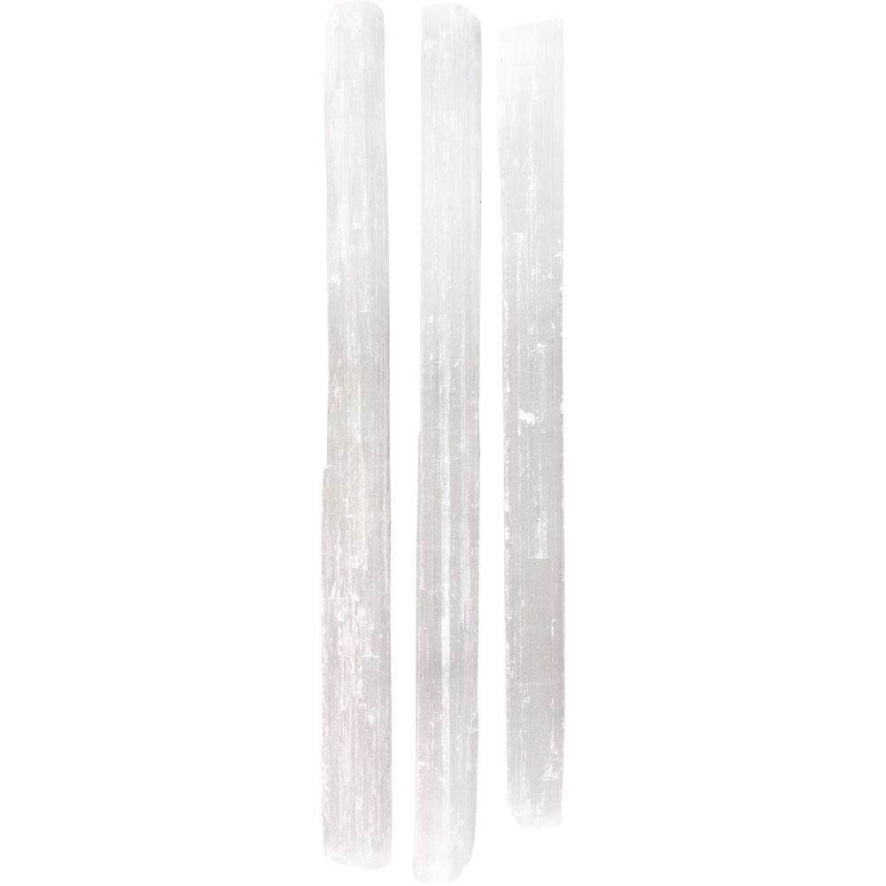 7&quot; Selenite Rough Stick Wand, SKU KH-63139-D5, UPC 6016210280297