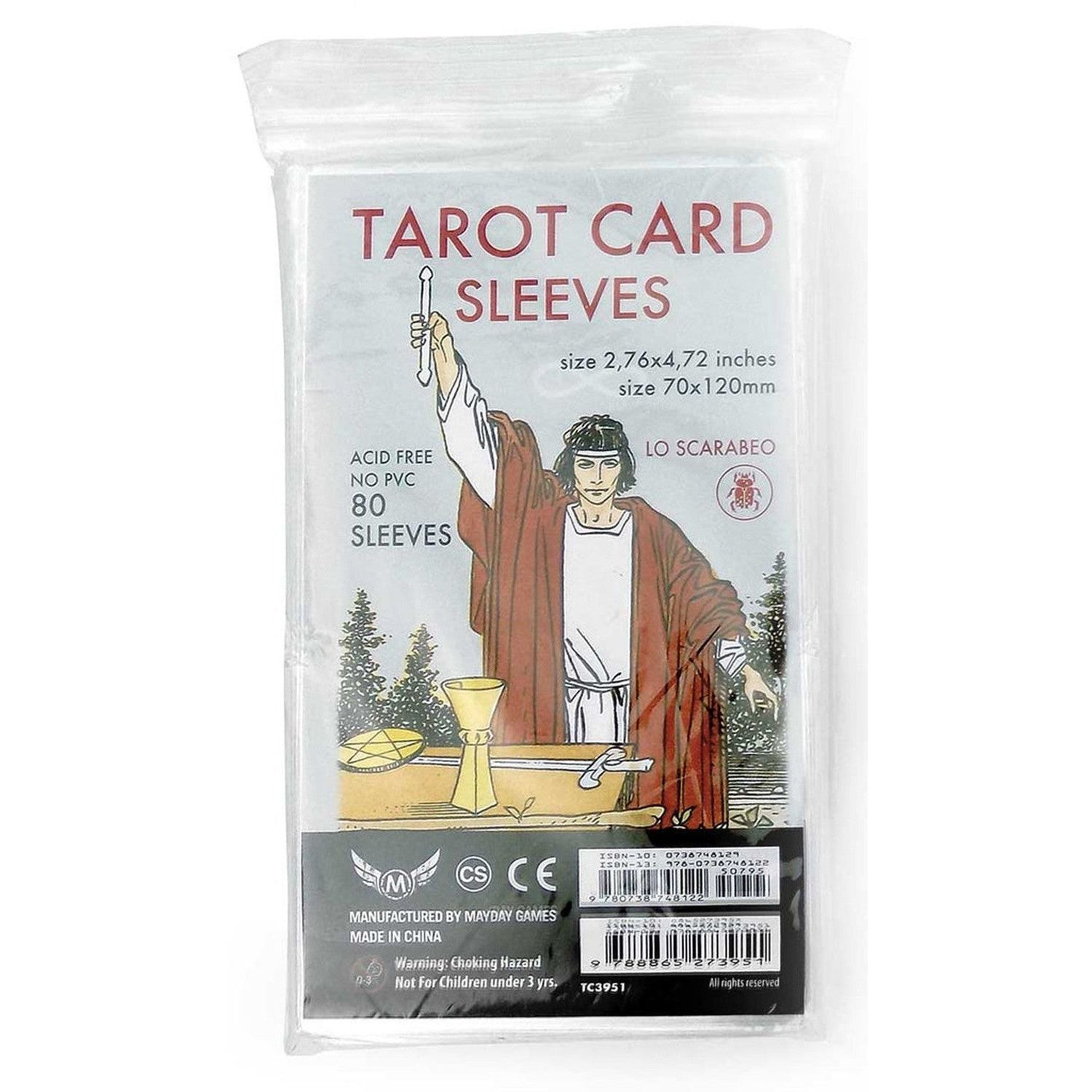 Protective Card Sleeves by Lo Scarabeo, SKU LW1019, UPC 700317032366