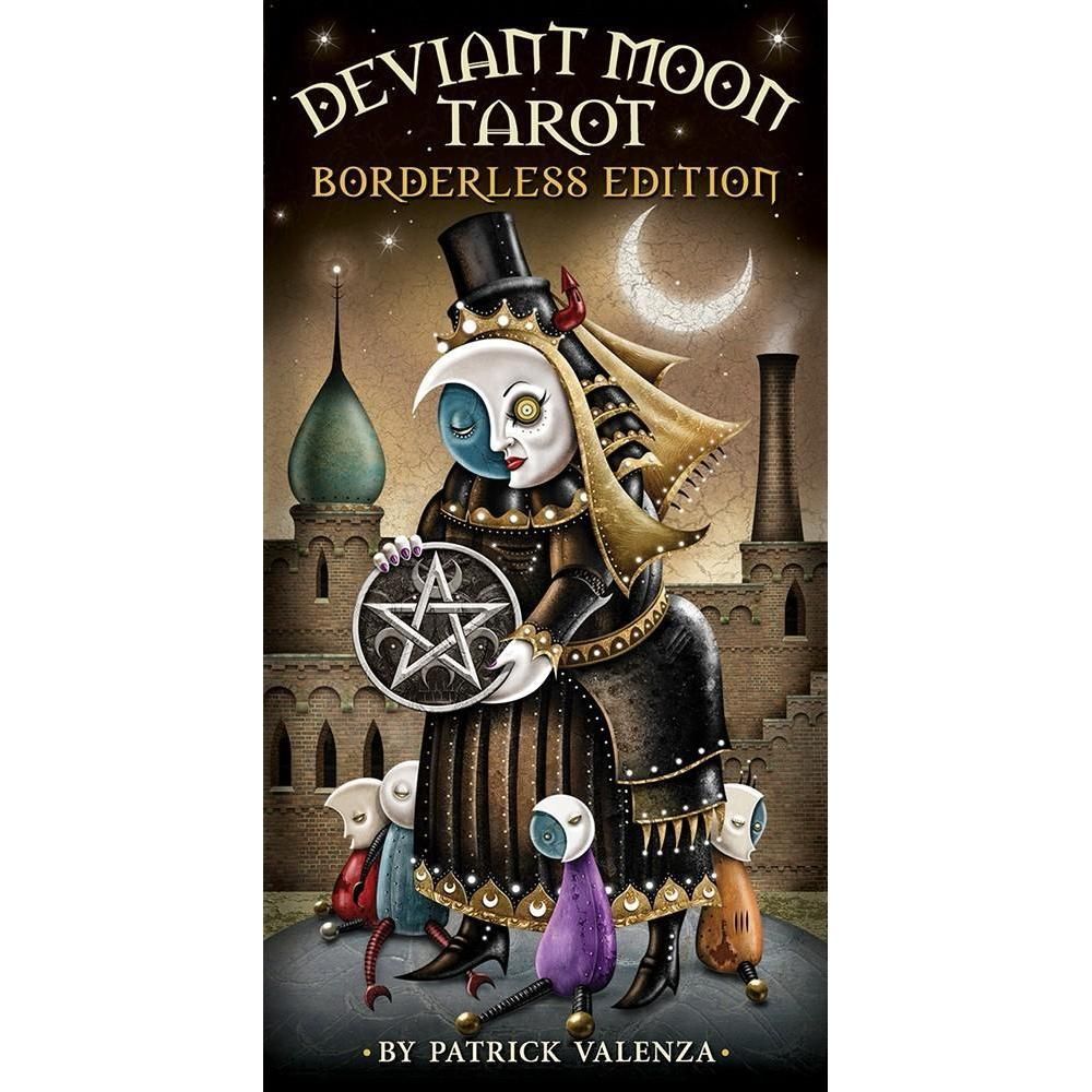 Deviant Moon Tarot Deck (Borderless Edition) by Patrick Valenza, SKU UG-BDM78, UPC 6016208560561