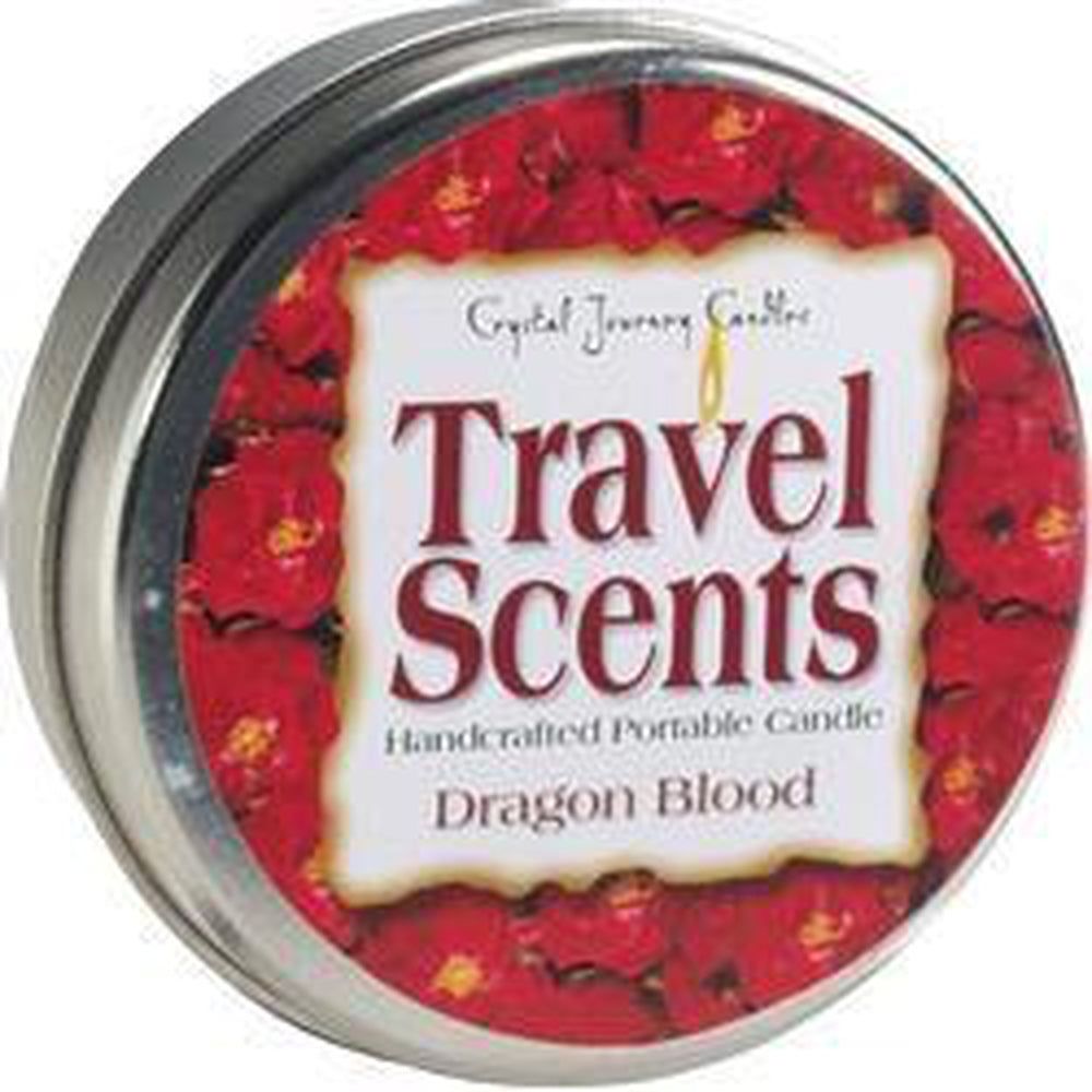 4&quot; Travel Scent Candle - Dragon Blood, SKU CJ-F001, UPC 6016201616616