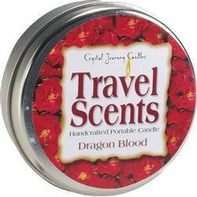 4&quot; Travel Scent Candle - Dragon Blood, SKU CJ-F001, UPC 6016201616616