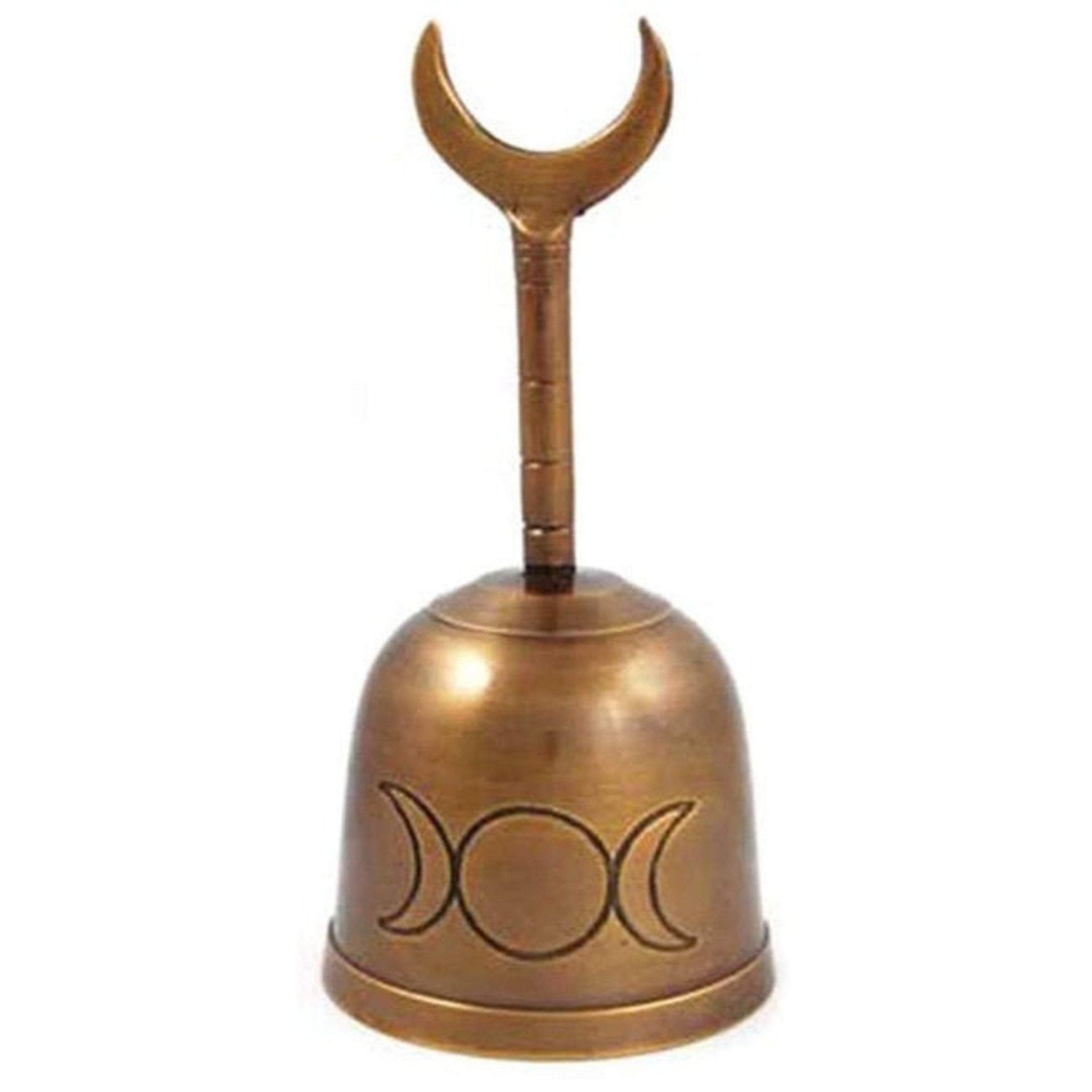 5&quot; Moon Altar Hand Bell, SKU 106C, UPC 6016212629674