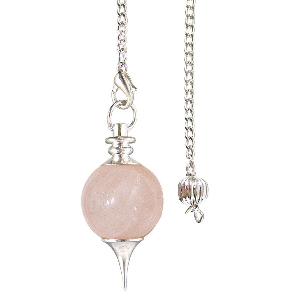 Pendulum Sephoroton - Rose Quartz, SKU KH-61314, UPC 6016221452454
