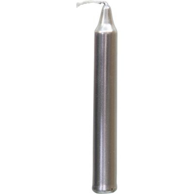 Mini Ritual Spell Candles - Silver (Pack of 20), SKU KH-81544, UPC 6016228911923