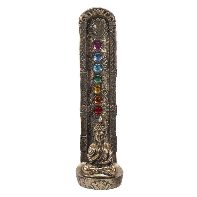 9.5&quot; Buddha 7 Chakra Burner, SKU PG-14318, UPC 6016201944962