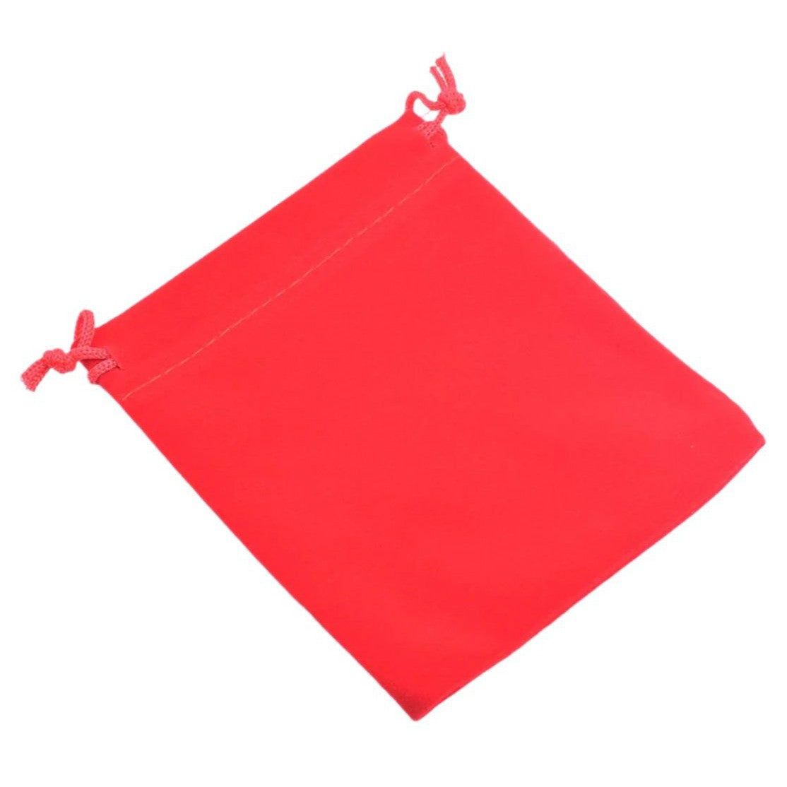 2&quot; x 2.5&quot; Unlined Velvet Bag - Red, SKU AZ-Bag-11, UPC 6016216133115