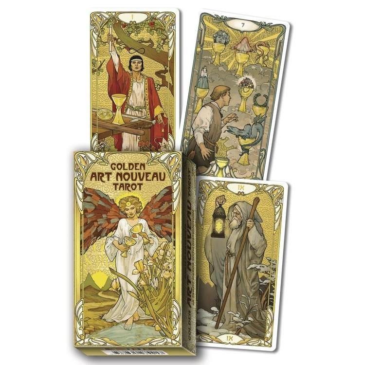 Golden Art Nouveau Tarot by Giulia F. Massaglia, SKU LW1737, UPC 6016232839824