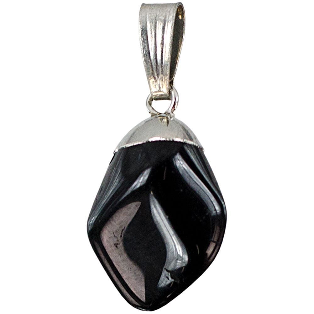 Tumbled Stone Pendant - Black Onyx, SKU KH-98974, UPC 6016204887839