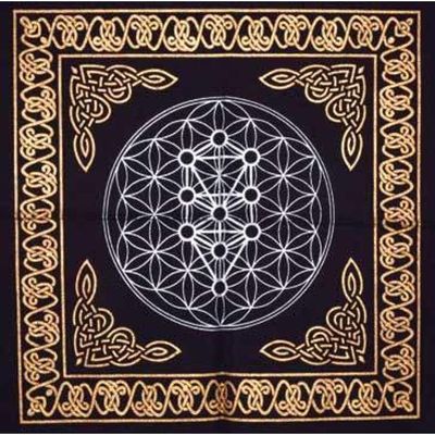 18&quot; Satin Altar Cloth - Geometric Design, SKU SC98B, UPC 6016233861831