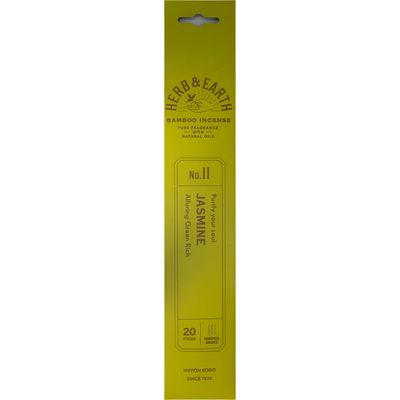 Herb &amp; Earth Incense 20 sticks - Jasmine, SKU KH-72743-D12, UPC 6016012487405