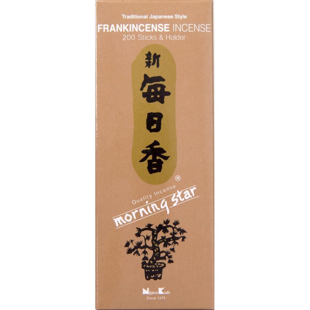 Morning Star Incense 200 Sticks - Frankincense, SKU KH-72761, UPC 6016201985996