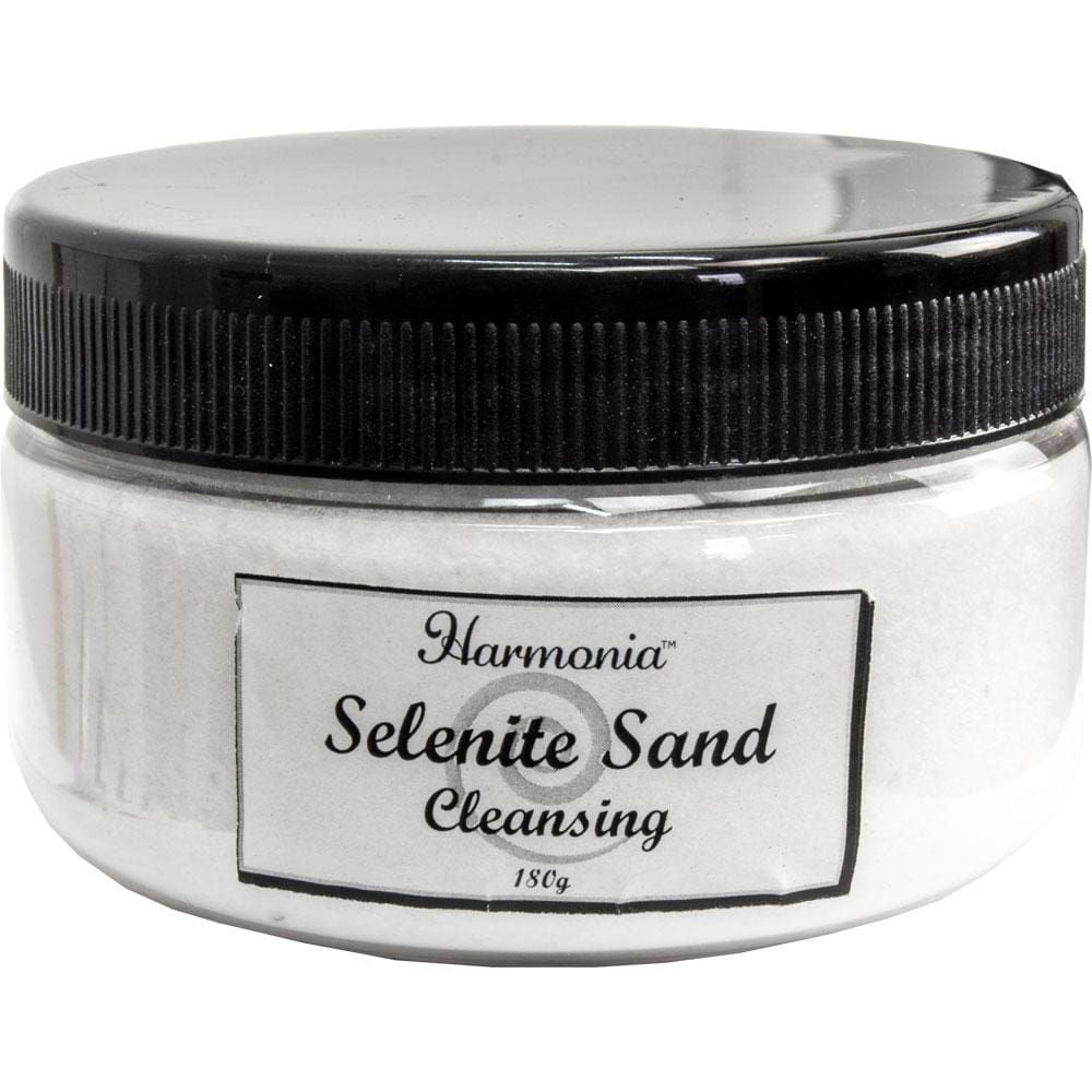 Gemstone Sand Jar 180 gram - Selenite, SKU KH-62025, UPC 6016225623690